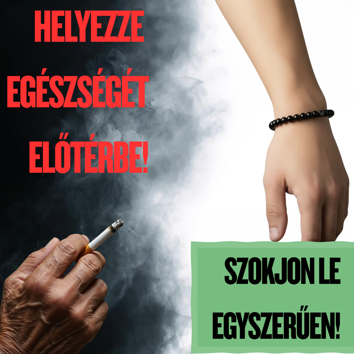 ByeSmoke - Mágneses, leszokást segítő karkötő